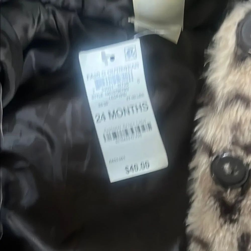Leopard Print Kids Jacket - Picture 2 of 4